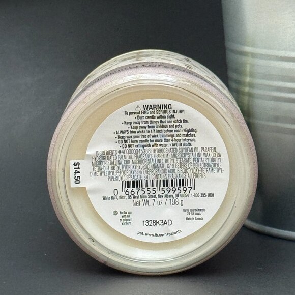 BBW Marshmallow Fireside White Barn Bath & Body Works Mason Single Wick Candle - Picture 9 of 10